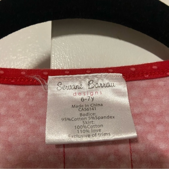 Servane Barrau Floral Print Short Sleeve dress Size 6-7 years - Picture 3 of 8